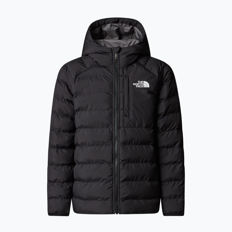 Детско пухено яке The North Face Reversible Perrito Hooded black/smoked pearl 6