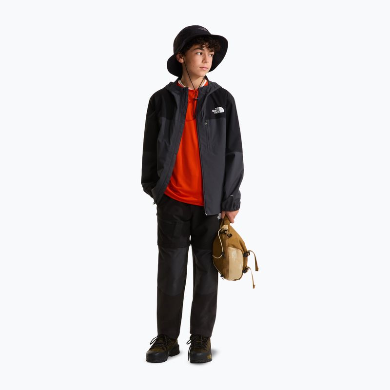 Детско яке за дъжд The North Face Teen Hike Packable Shell tnf black/asphalt grey 2