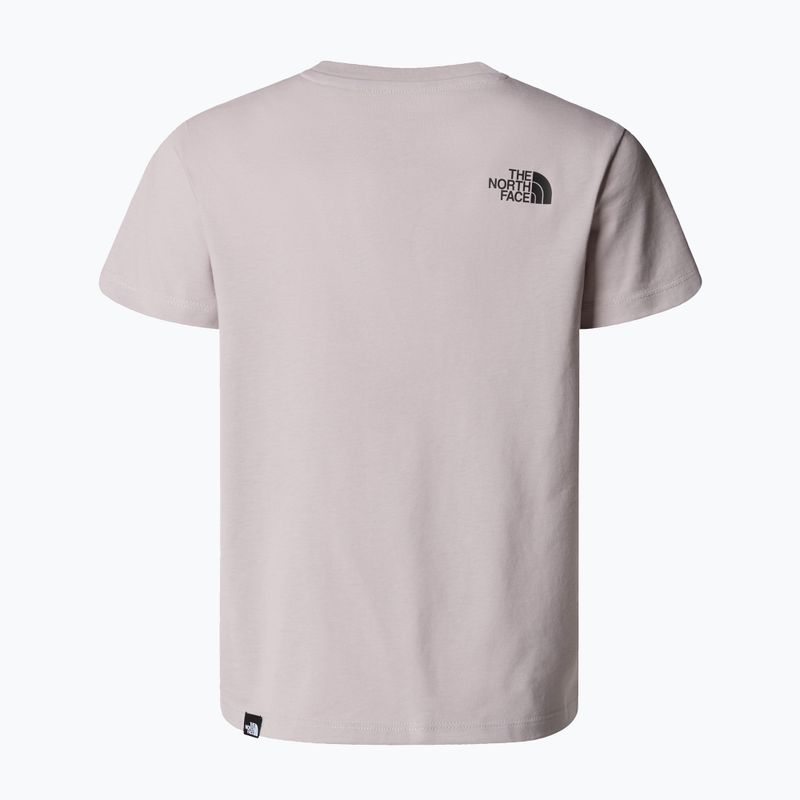 Детска тениска The North Face Teen Simple Dome Tee moonstone grey 2