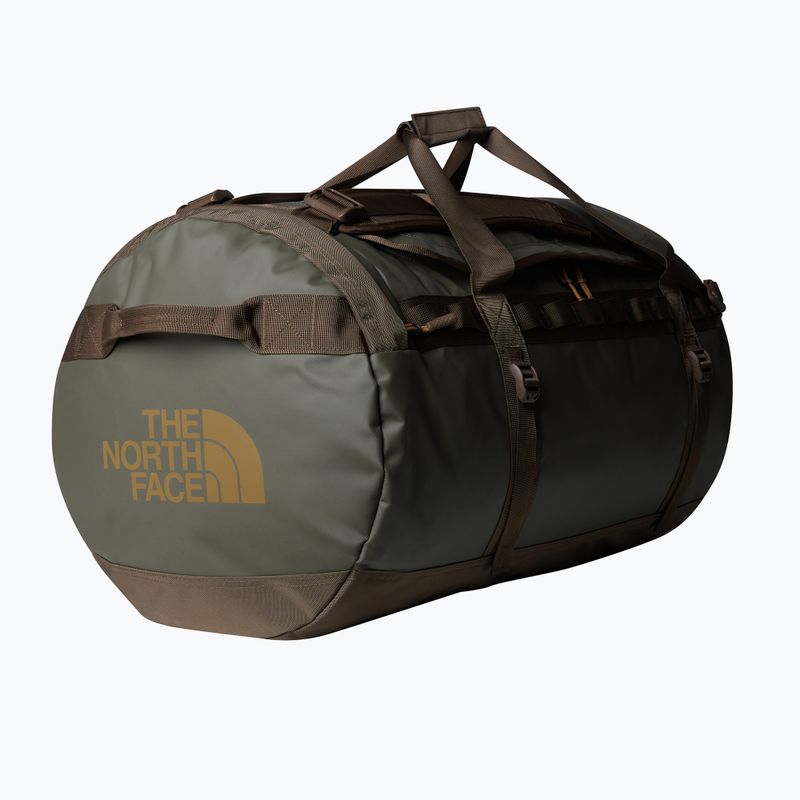 The North Face Base Camp Duffel L 95 л нова сивозелена/димящо кафява/полезна кафява пътна чанта