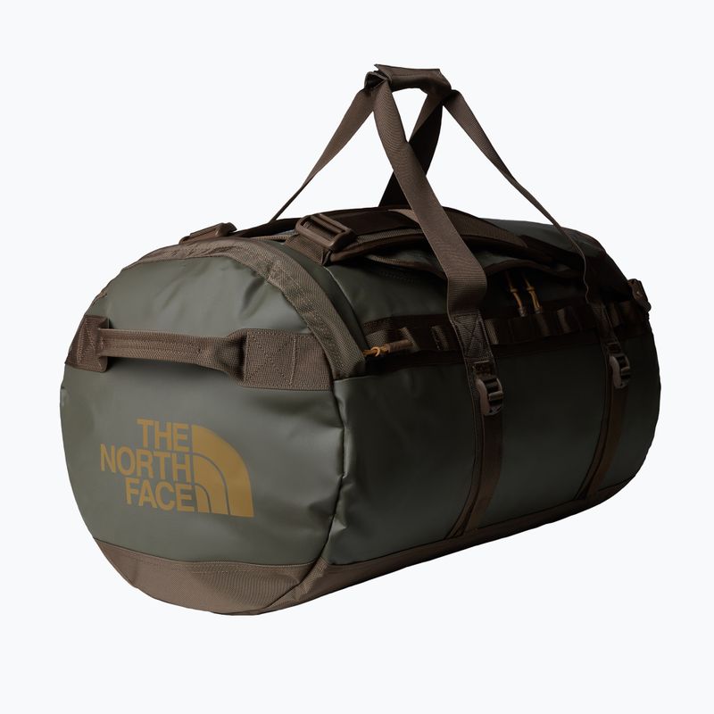 The North Face Base Camp Duffel M 71 л нова сивозелена/димящо кафява/полезна кафява пътна чанта