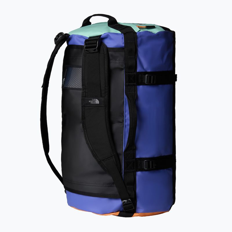 Пътна чанта The North Face Base Camp Duffel S 50 l indigo plum/bright foam/papaya 2