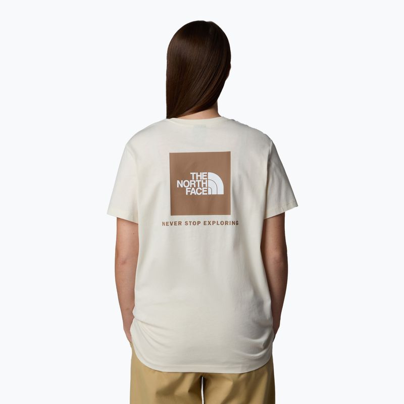 The North Face дамска тениска Box Nse Relaxed Tee white dune/latt 3
