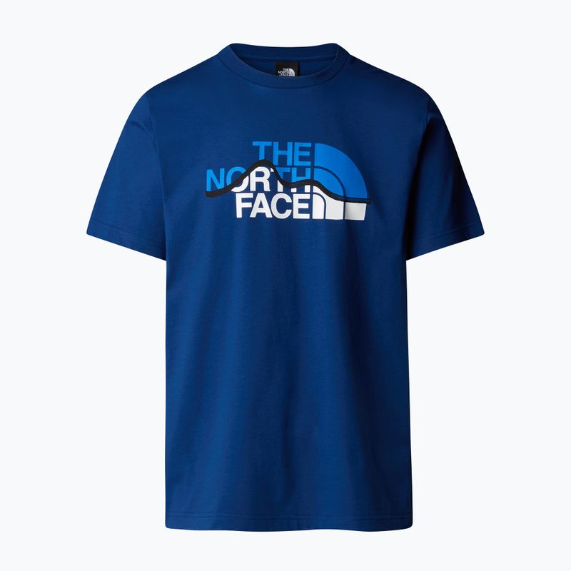 Мъжка тениска The North Face Mountain Line Tee estate синя тениска 4