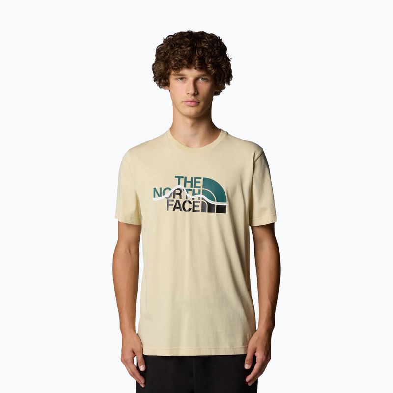 Мъжка тениска The North Face Mountain Line Tee с гравий