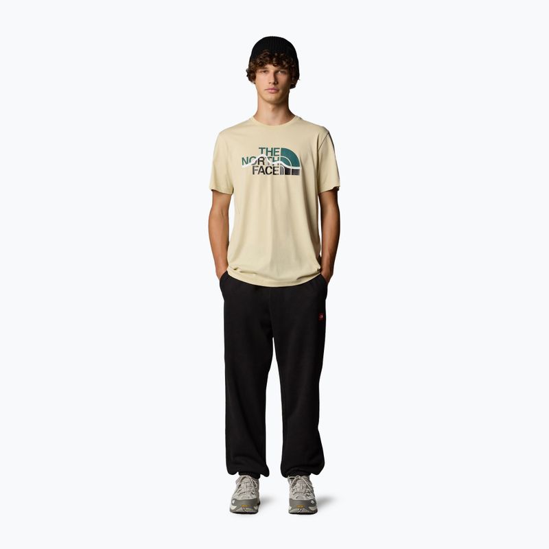 Мъжка тениска The North Face Mountain Line Tee с гравий 2