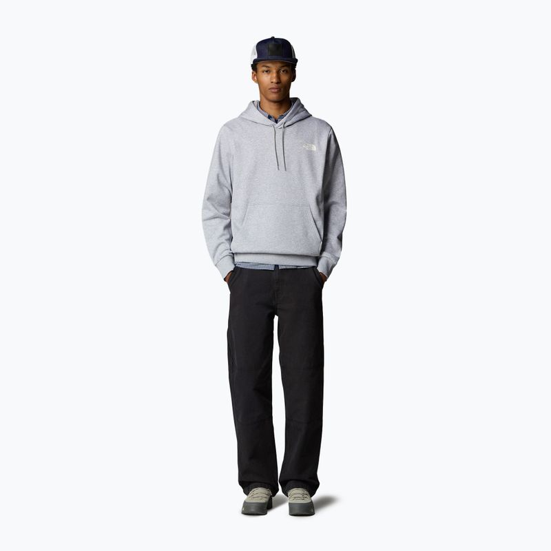 Мъжки суитшърт The North Face Simple Dome Hoodie tnf medium grey heather 2