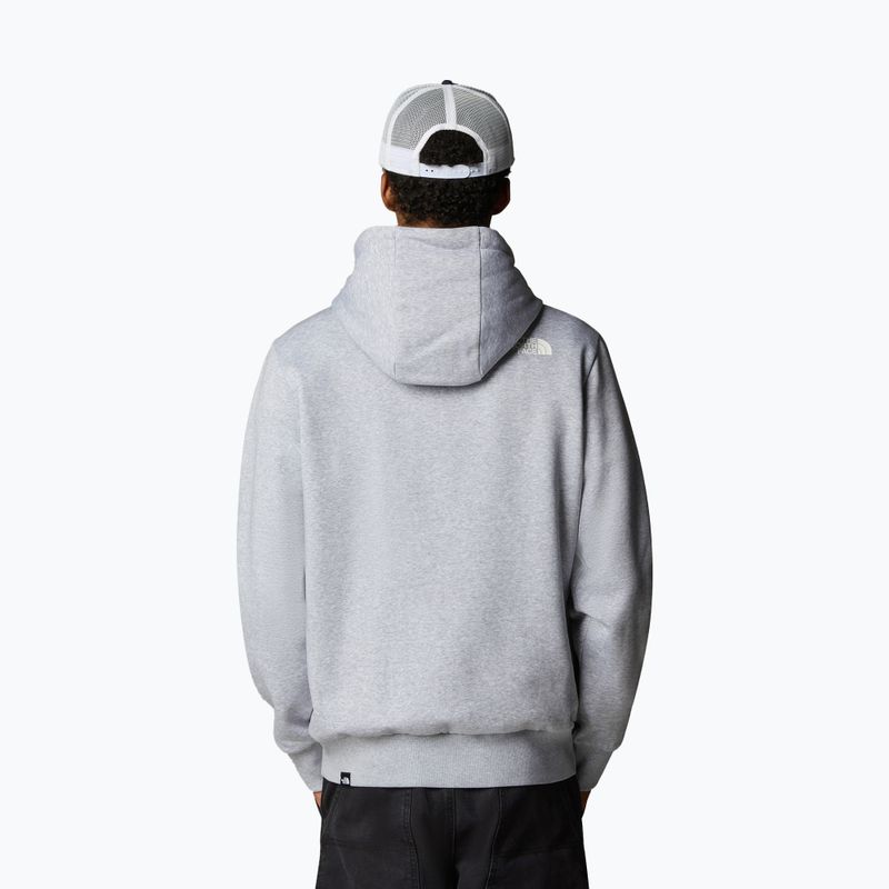 Мъжки суитшърт The North Face Simple Dome Hoodie tnf medium grey heather 3
