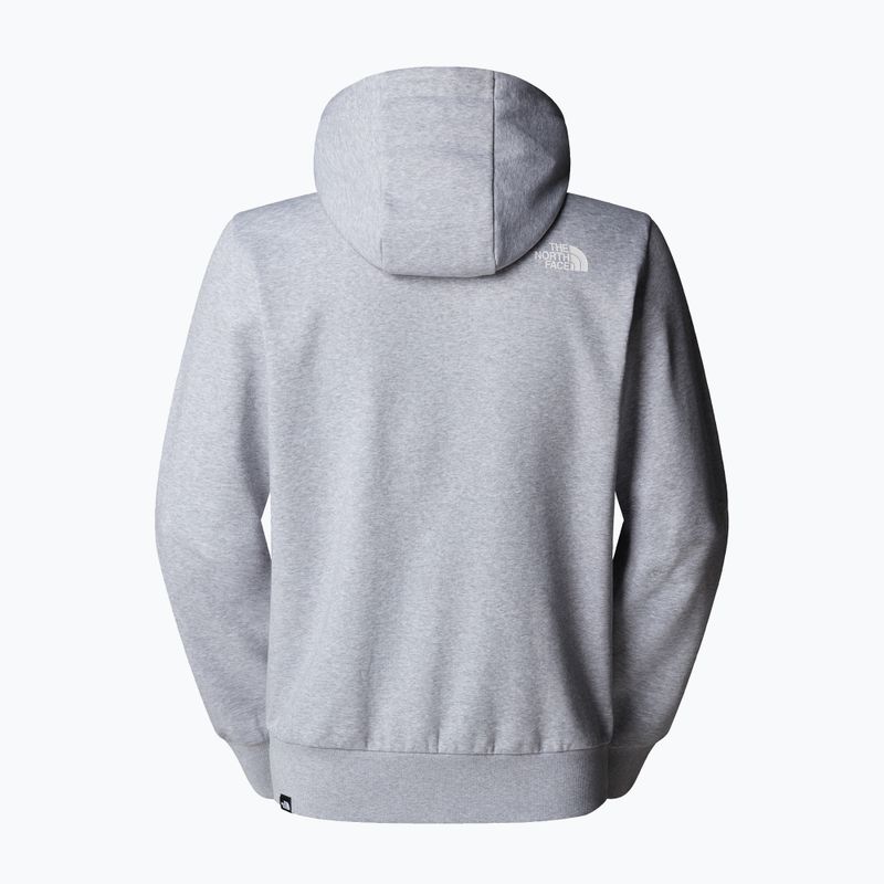 Мъжки суитшърт The North Face Simple Dome Hoodie tnf medium grey heather 5