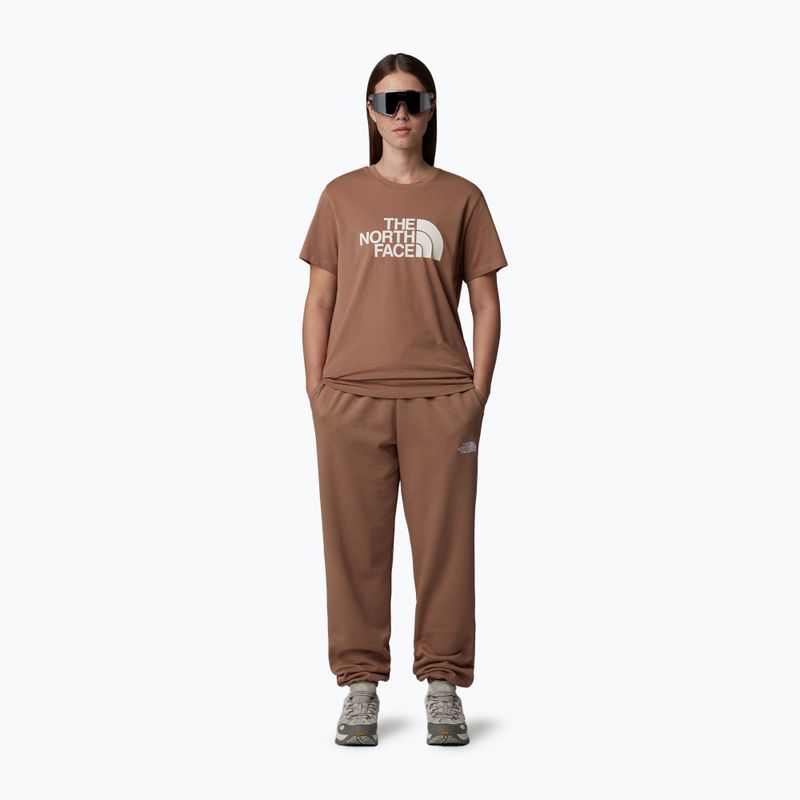 The North Face дамска тениска Relaxed Easy Tee latte/white dune 2
