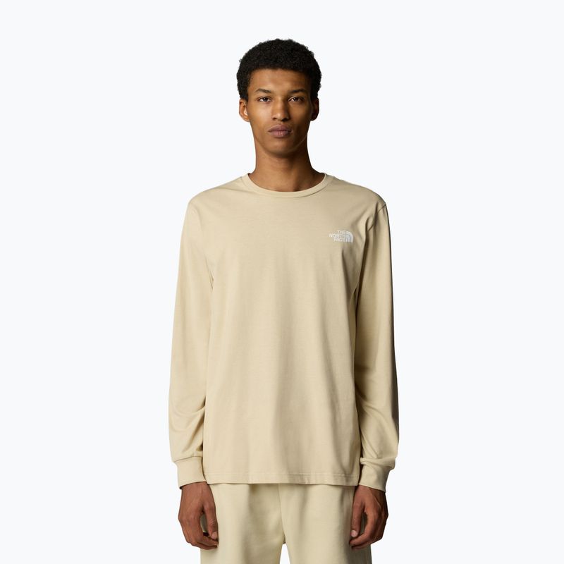 Мъжки потник с дълъг ръкав The North Face Easy Tee gravel