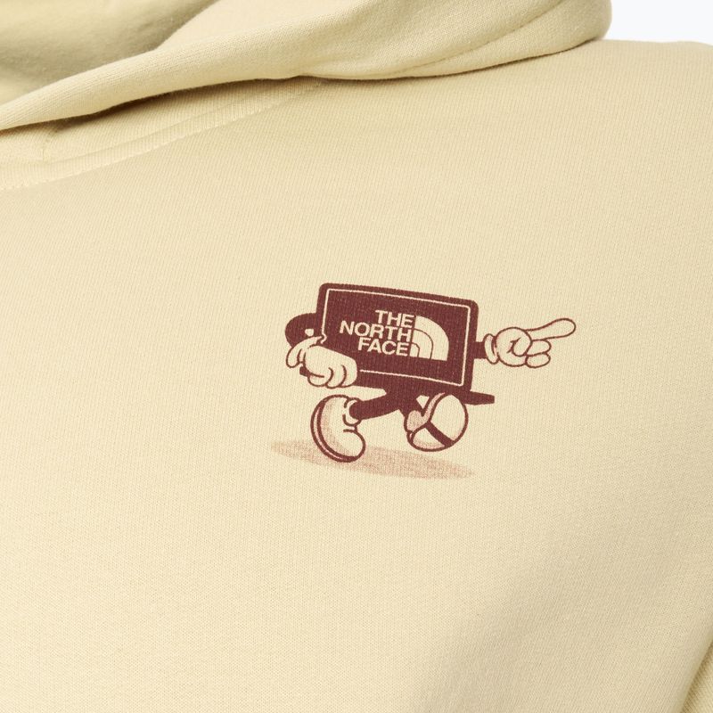 The North Face Cartoon Logo Relaxed Hoodie суитшърт с чакъл 3