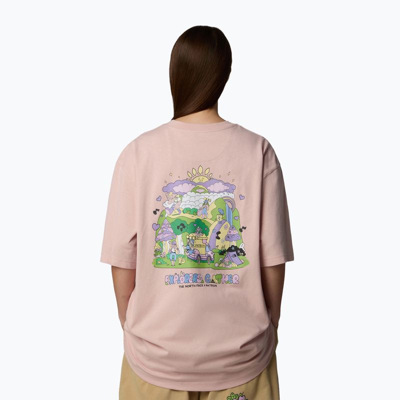 Мъжка тениска The North Face Reflective Box Nse Tee pink moss 3