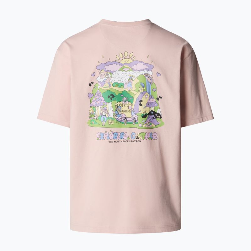 Мъжка тениска The North Face Reflective Box Nse Tee pink moss 5