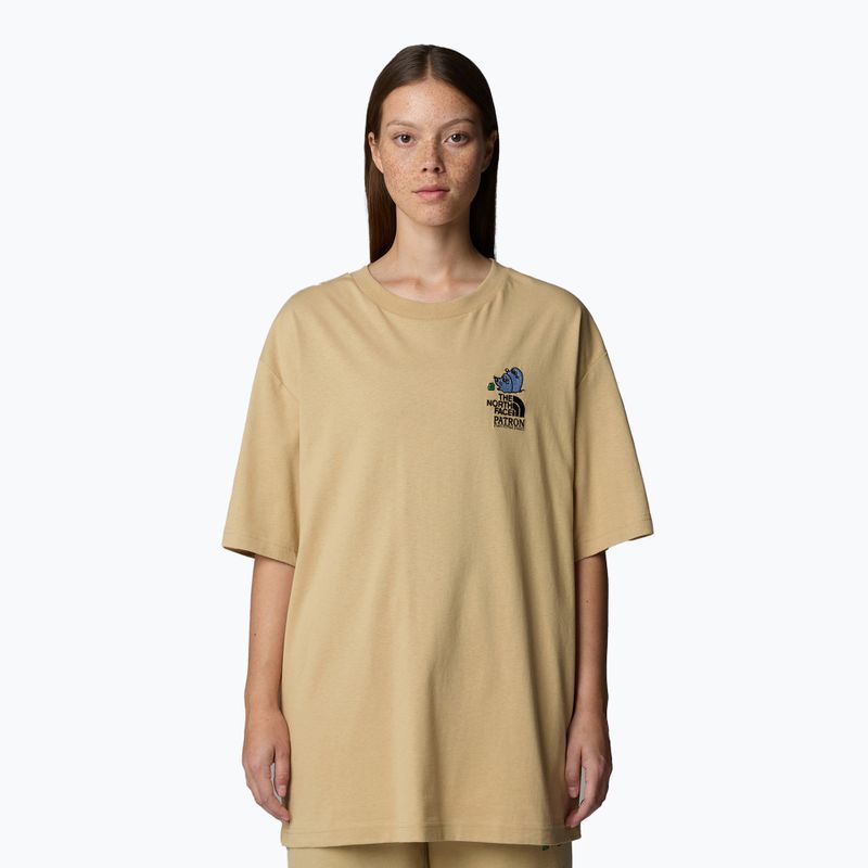 Мъжки потник The North Face Reflective Box Nse Tee каки камък