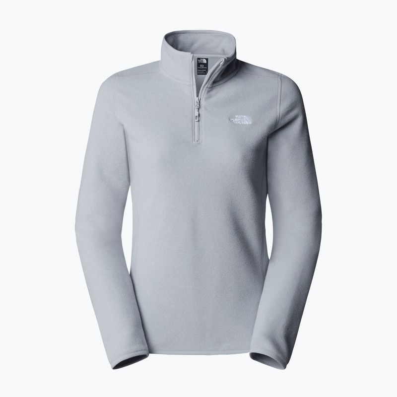 Суитшърт за жени The North Face 100 Glacier 1/4 Zip tnf light grey 4