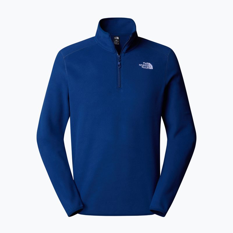 Мъжки суитшърт The North Face 100 Glacier 1/4 Zip estate blue 4