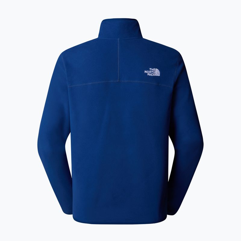 Мъжки суитшърт The North Face 100 Glacier 1/4 Zip estate blue 5