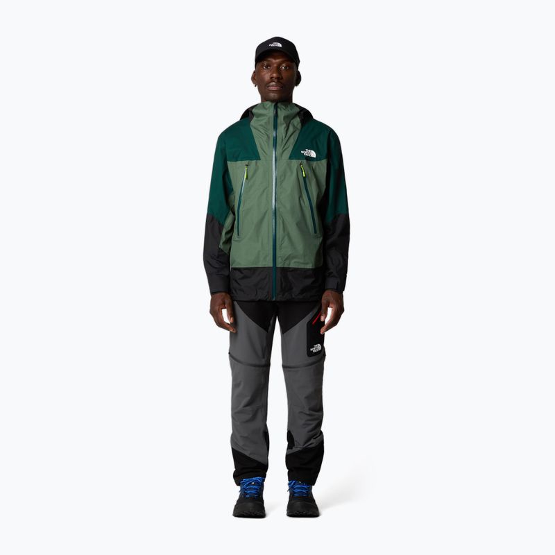 Мъжко дъждобран The North Face Signal 2.5L Dryvent duck green/deep nori/tnf black 2