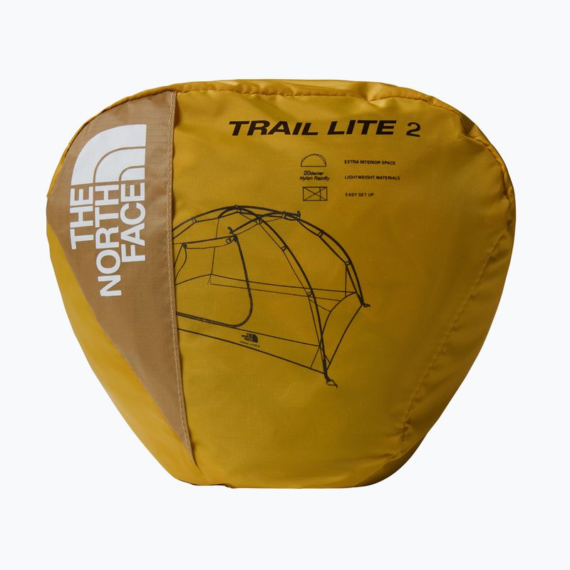 The North Face Trail Lite палатка за трекинг за 2 души каки камък/ стрелиново жълто 14