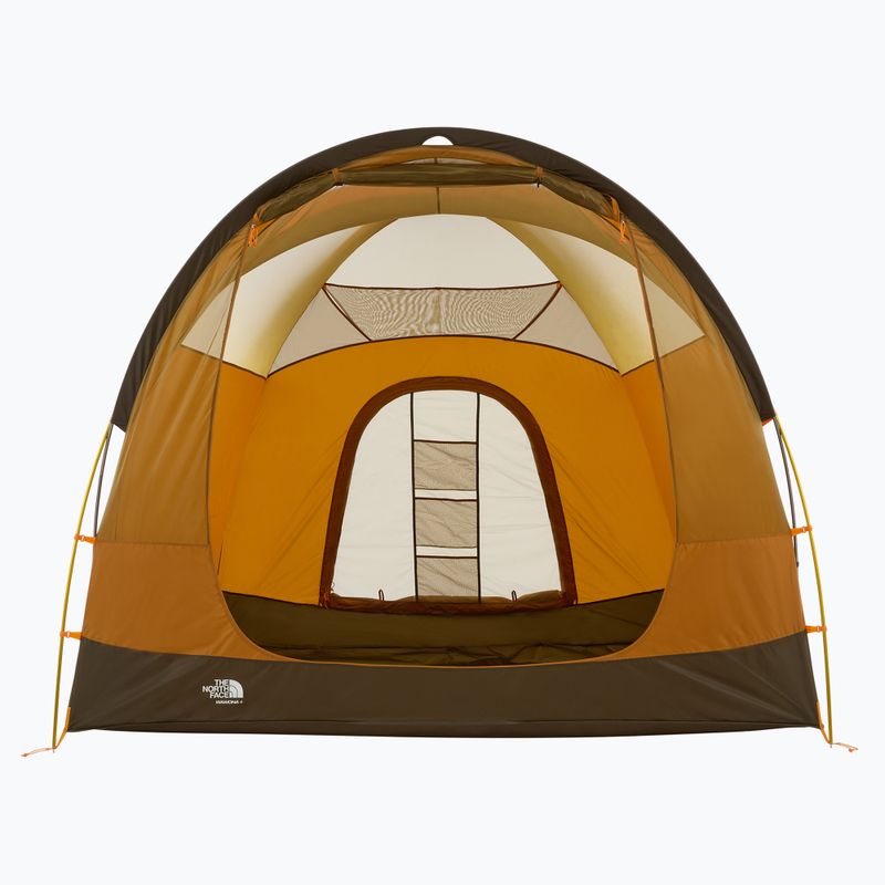 The North Face Wawona 4P light exuberance orange/ timber tan/ new taupe green Палатка за къмпинг за 4 човека 7