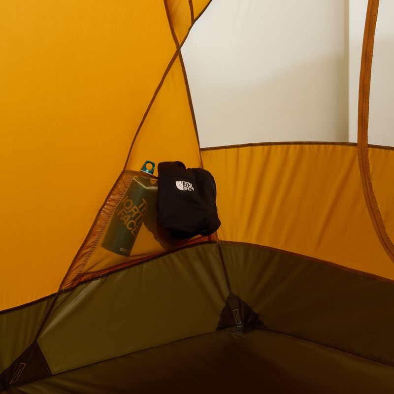 The North Face Wawona 4P light exuberance orange/ timber tan/ new taupe green Палатка за къмпинг за 4 човека 11