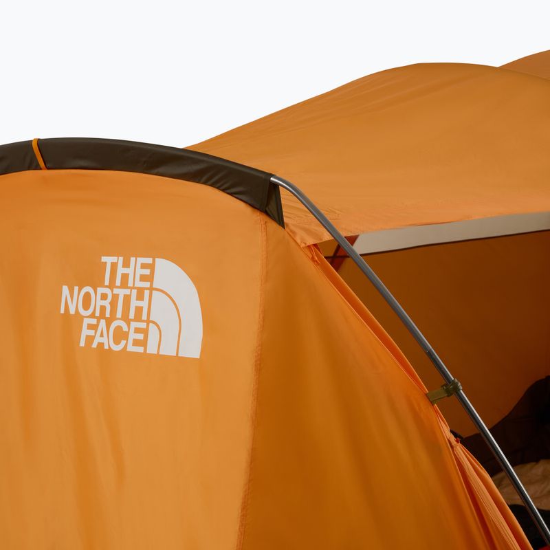 The North Face Wawona 6P light exuberance orange/ timber tan/ new taupe green Палатка за къмпинг за 6 души 9