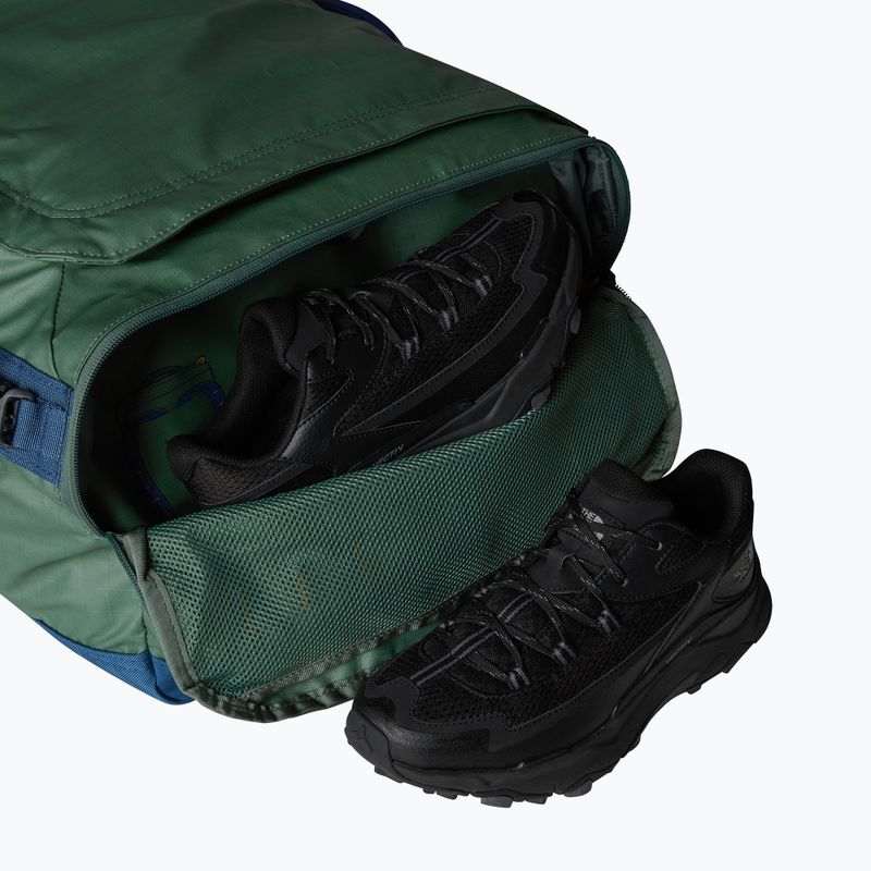 The North Face Base Camp Voyager Duffel 62 л патешко зелено/тъмно синьо пътна чанта 6