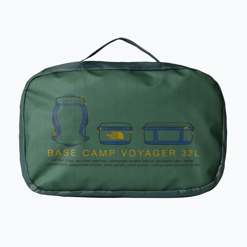 Пътна чанта The North Face Base Camp Voyager Duffel 32 l duck green/shady blue 4