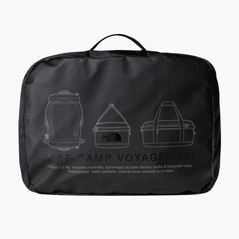 The North Face Base Camp Voyager Duffel 62 l tnf black/asphalt grey пътна чанта 4