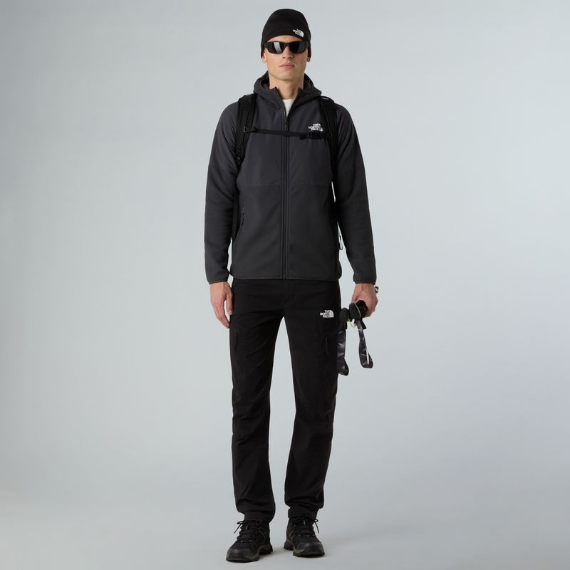 Мъжки суитшърт The North Face Glacier Heavyweight Full Zip HD asphalt grey/black 2