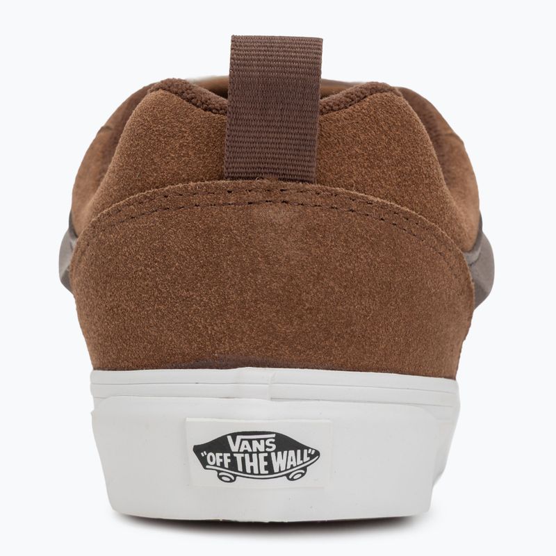 Кафяви обувки Vans Knu Skool от велур 6
