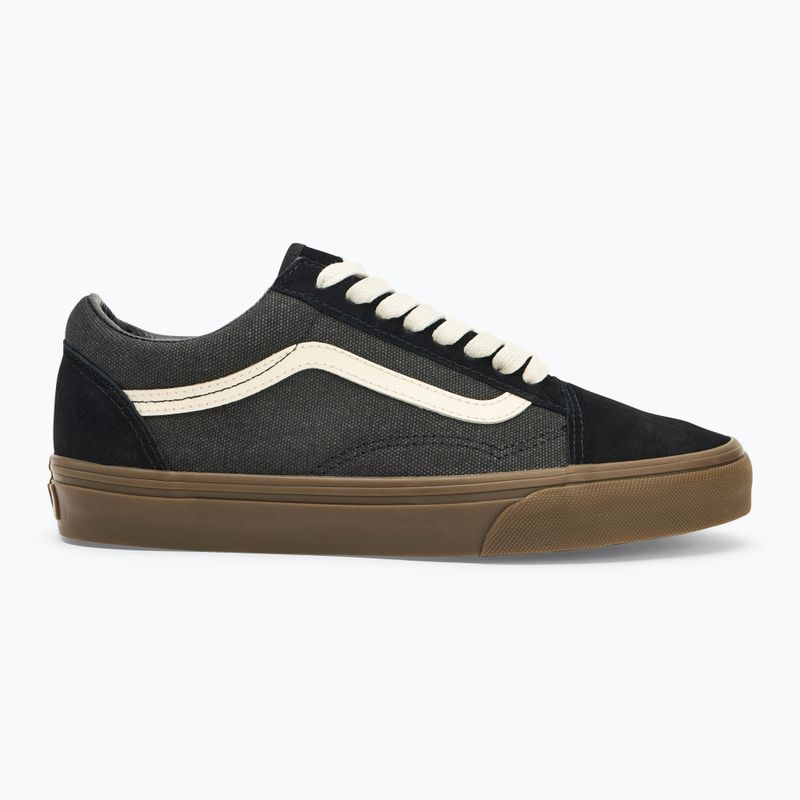 Vans Old Skool тежки платнени черни обувки 2