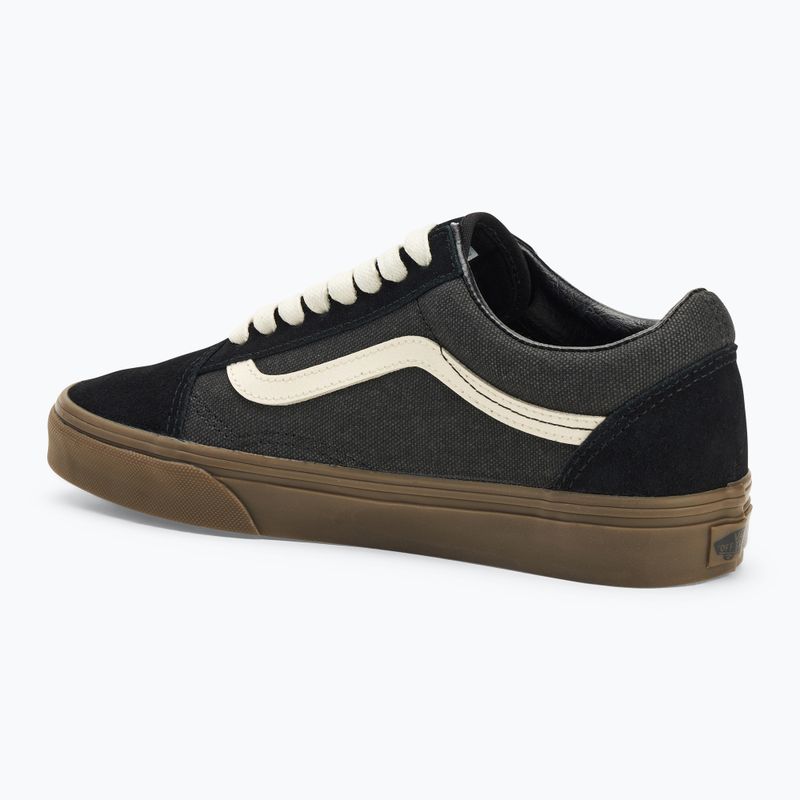 Vans Old Skool тежки платнени черни обувки 3