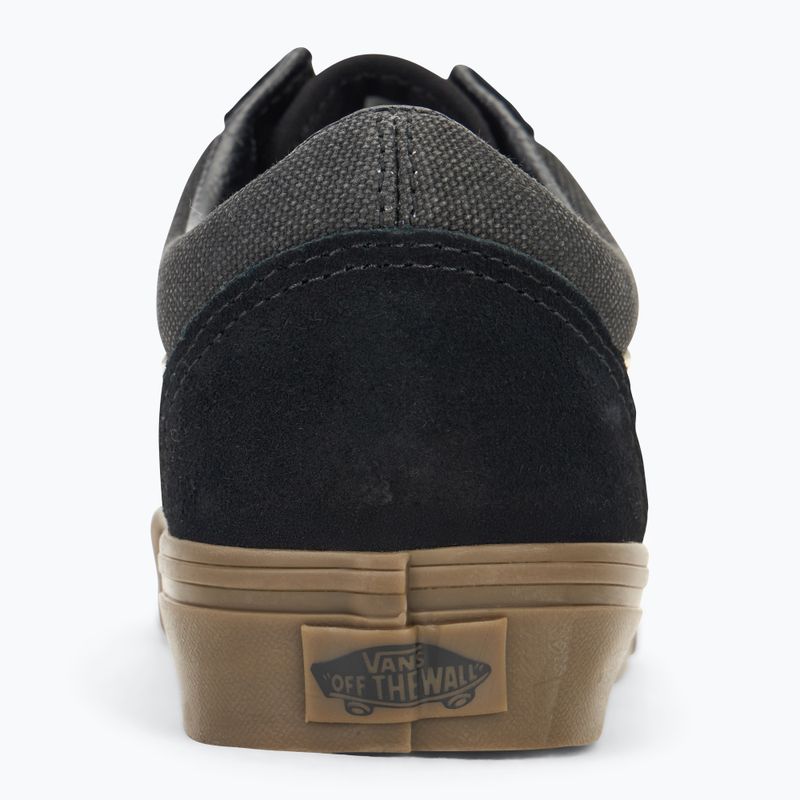 Vans Old Skool тежки платнени черни обувки 6