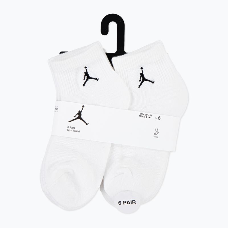 Чорапи Nike Jordan Everyday Essentials 6 pack white 3