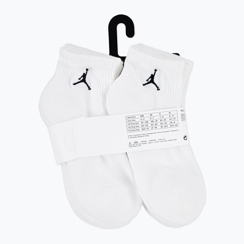 Чорапи Nike Jordan Everyday Essentials 6 pack white 4