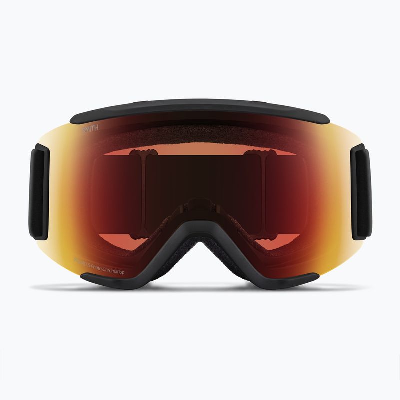 Ски очила Smith Squad S black chromapop pro photochromic red mirror 2