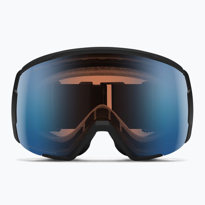 Предпазни ски очила Smith Proxy black/ chromapop pro photochromic blue mirror 2