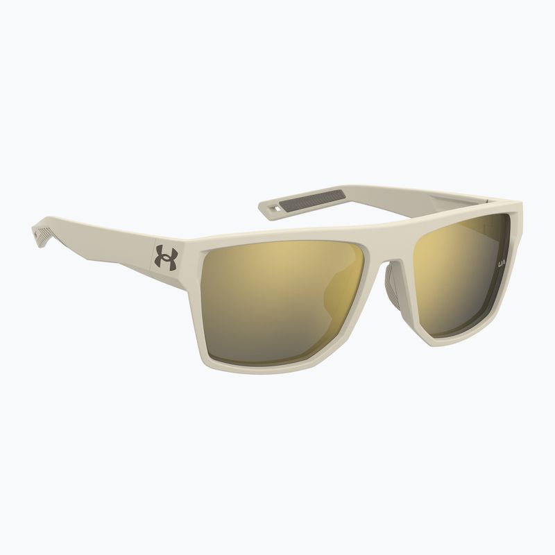 Мъжки слънчеви очила Under Armour Launch 2/G S3 каки/златно огледало