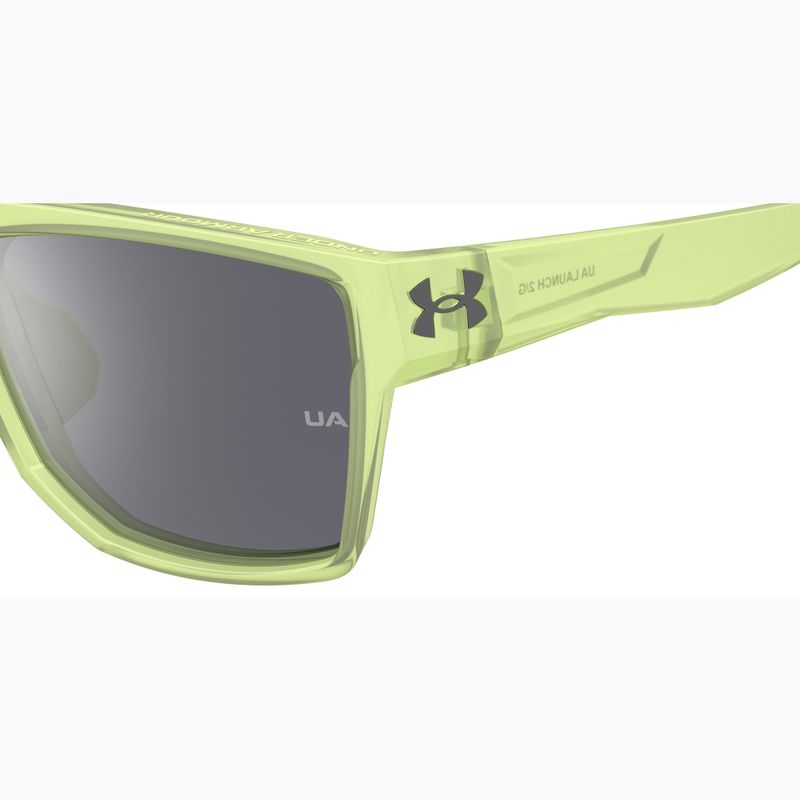 Мъжки слънчеви очила Under Armour Launch 2/G S3 зелен кристал/сребърно огледало 7
