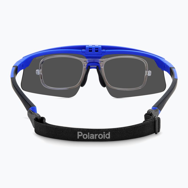 Polaroid PLD 7056/CI/S матово синьо/синьо огледало поляризирани мъжки слънчеви очила 4
