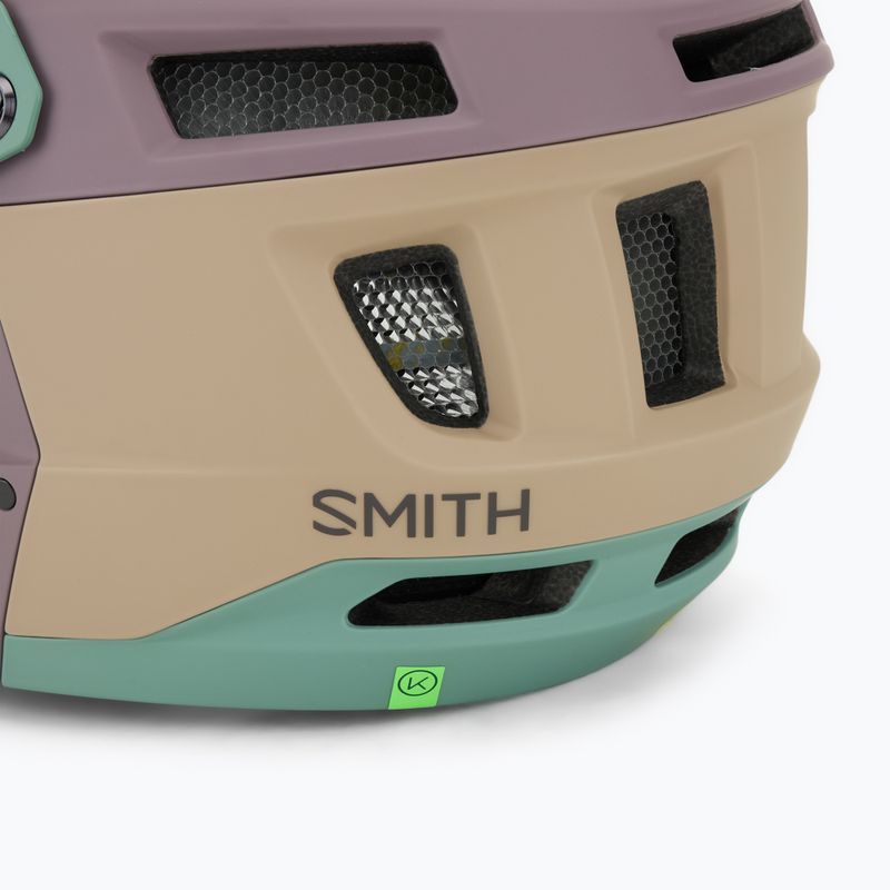 Каска за велосипед Smith Mainline MIPS матово розово дърво juniper summit 8