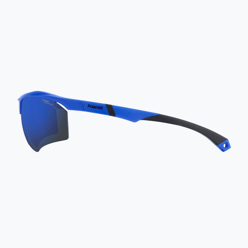 Слънчеви очила Polaroid PLD 7055/S matte blue/blue mirror polarized high contrast 6