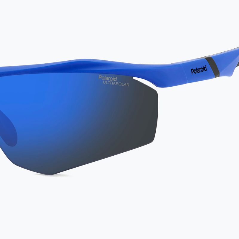 Слънчеви очила Polaroid PLD 7055/S matte blue/blue mirror polarized high contrast 7