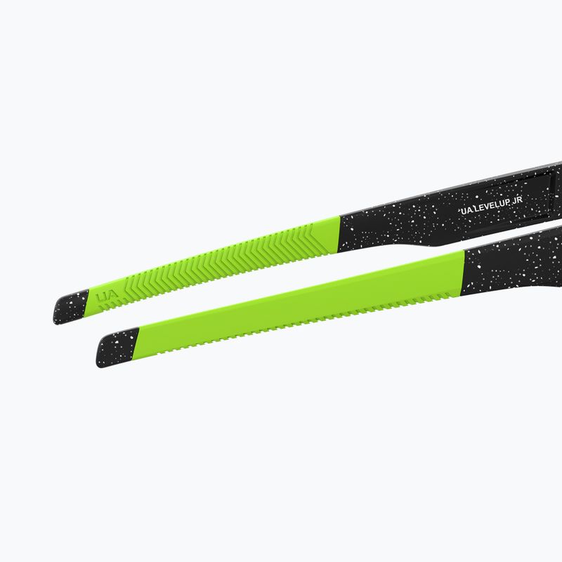Слънчеви очила за деца Under Armour Levelup Jr S3 модел черно бяло/зелено многослойно 8