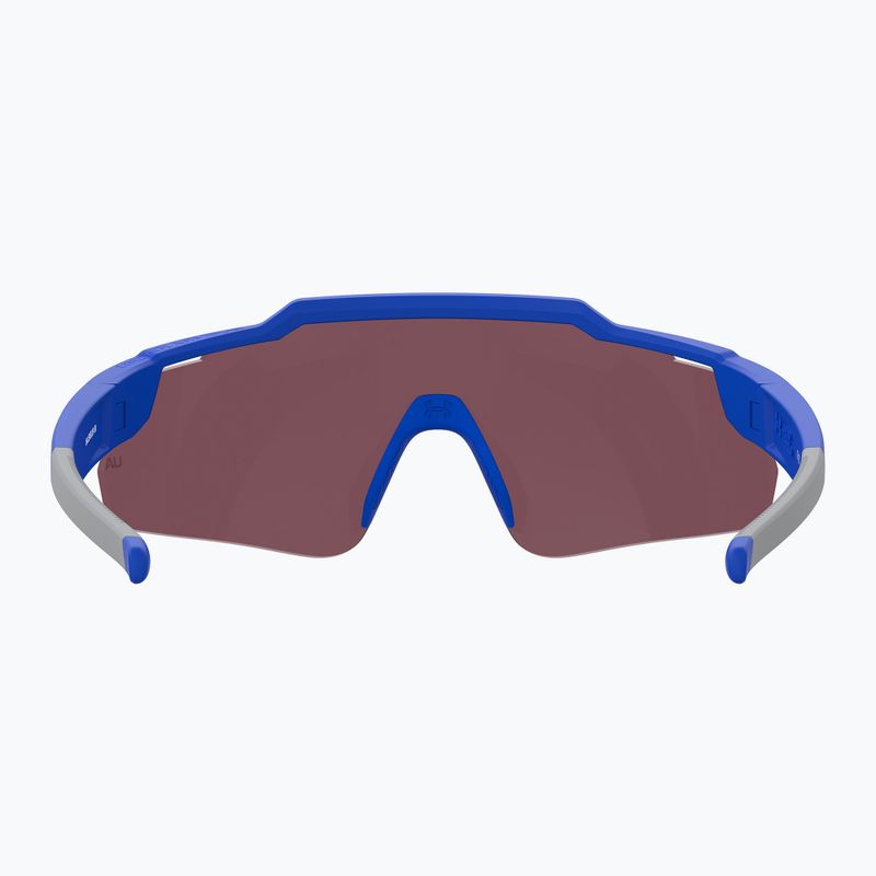 Детски слънчеви очила Under Armour Levelup Jr S3 матово синьо сиво/инфрачервено 4