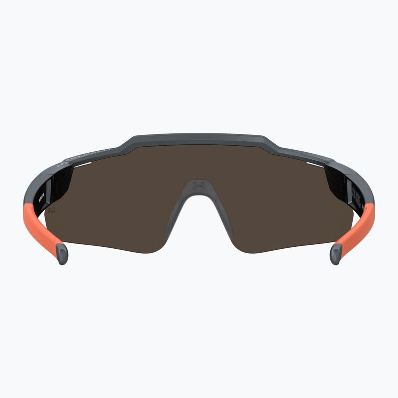 Детски слънчеви очила Under Armour Levelup Jr S3 с метализирано сиво/златно огледало 4