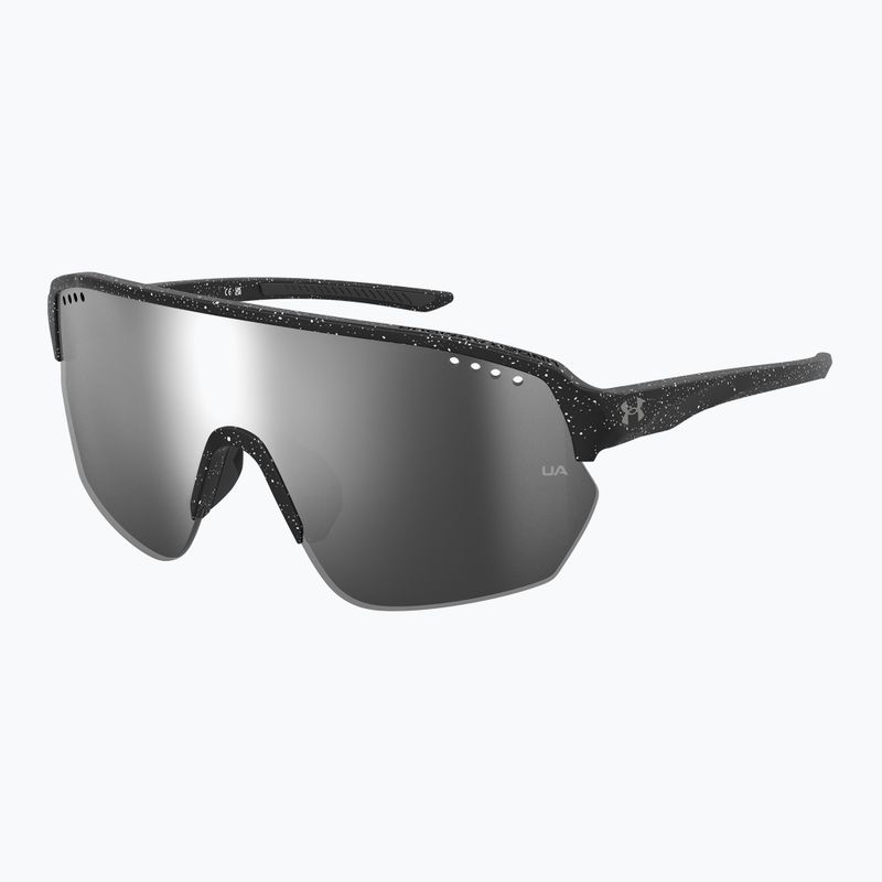 Слънчеви очила Under Armour Gamedat II/G S3 модел черно бяло/сребърно огледало 2