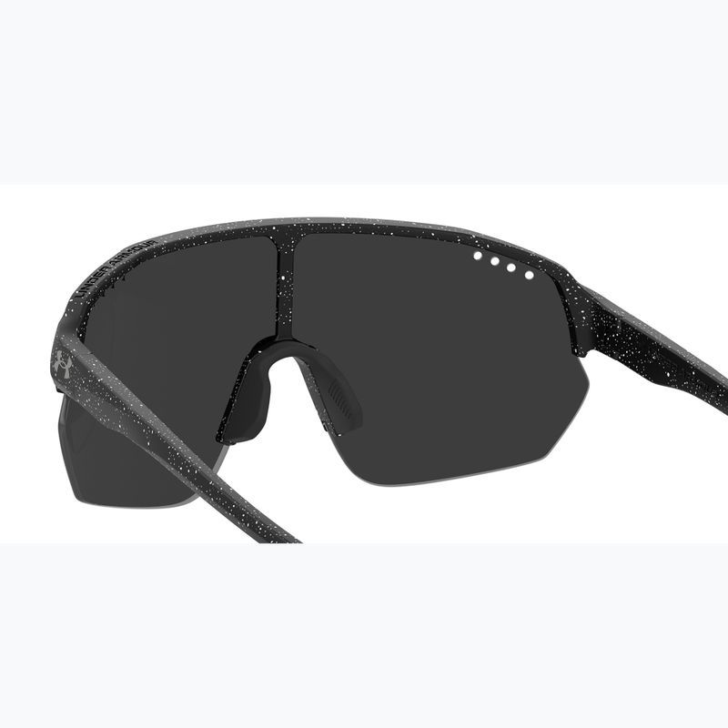 Слънчеви очила Under Armour Gamedat II/G S3 модел черно бяло/сребърно огледало 6